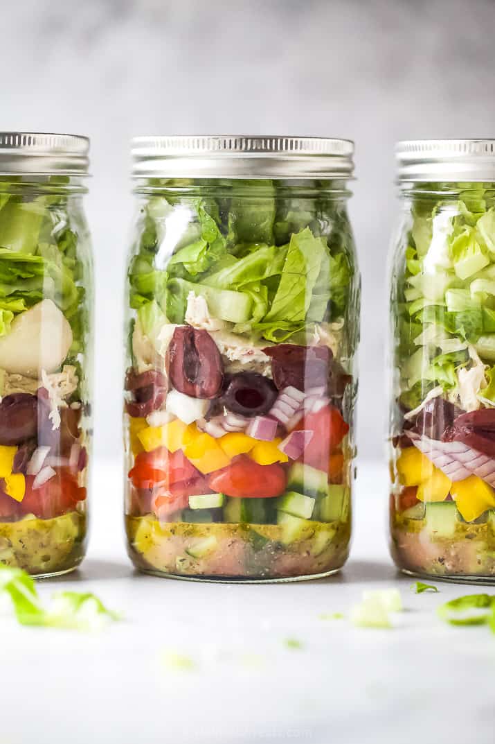 Food Prep Salad Jars