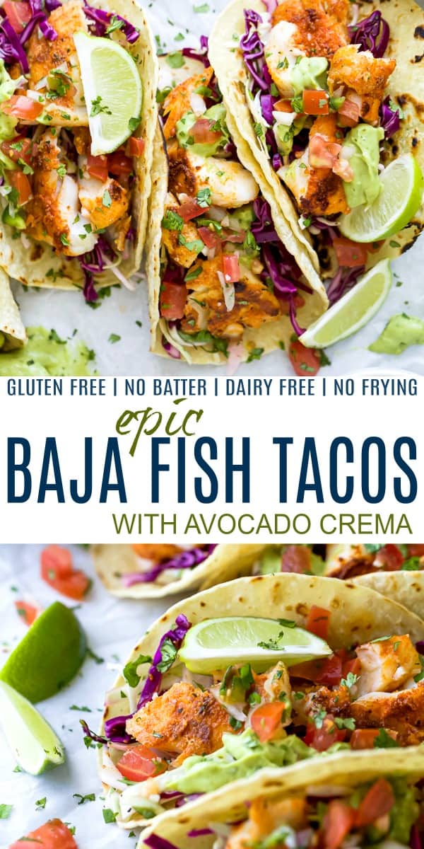 Baja Fish Tacos Recipe | Joyful Healthy Eats