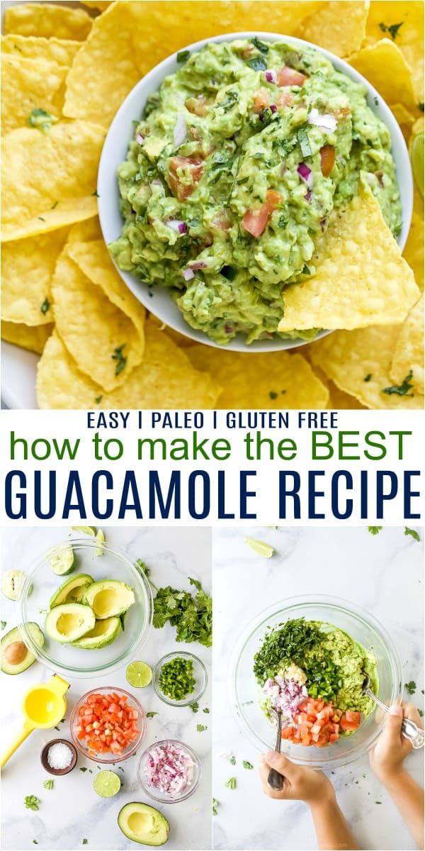 pinterest image for how to make the best guacamole recipe