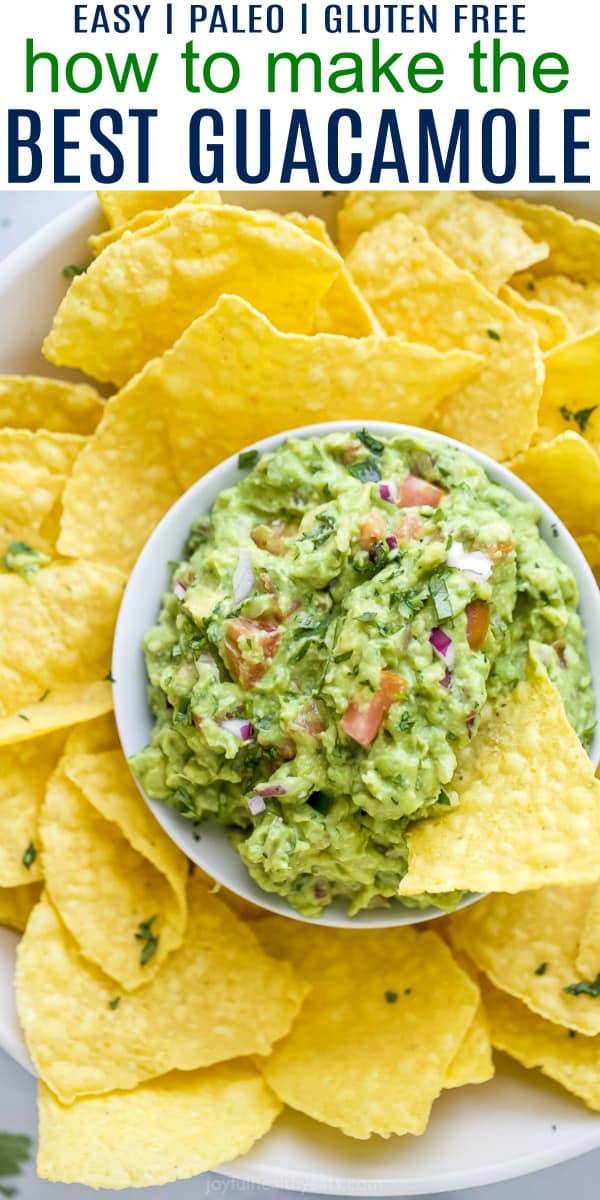chips with a bowl of guacamole