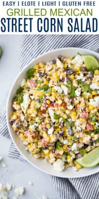 pinterest image for best grilled mexican street corn salad recipe