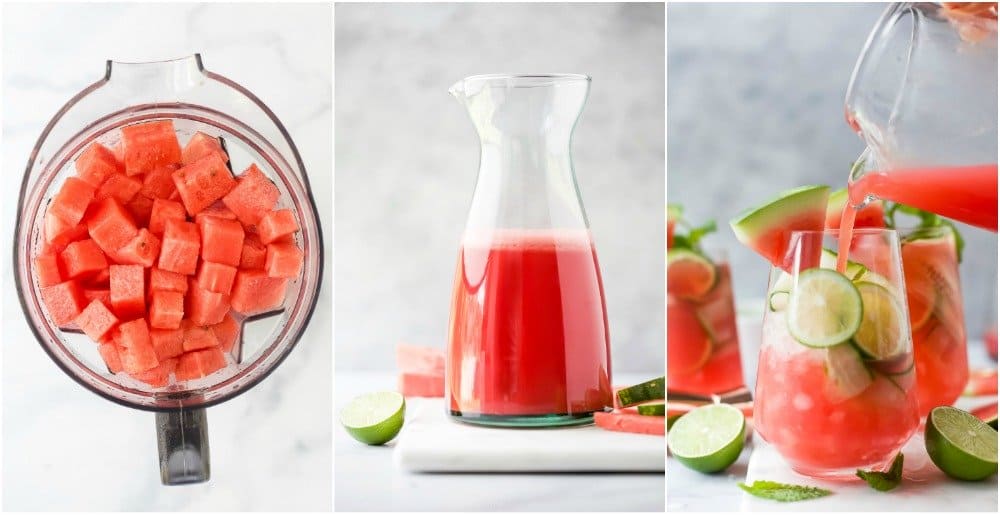 how to make a watermelon gin cocktail