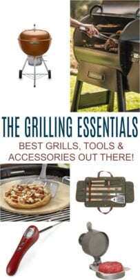 pinterest image for The Grilling Essentials Guide: Best Grilling Tools & Accessories