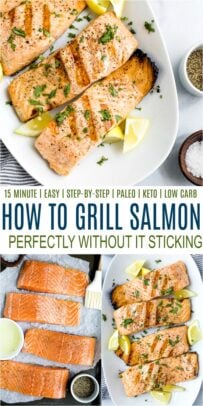 pinterest image for how to grill salmon perfectly