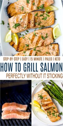 How to Grill Salmon without Sticking to the Grill | Grilled Salmon Recipe