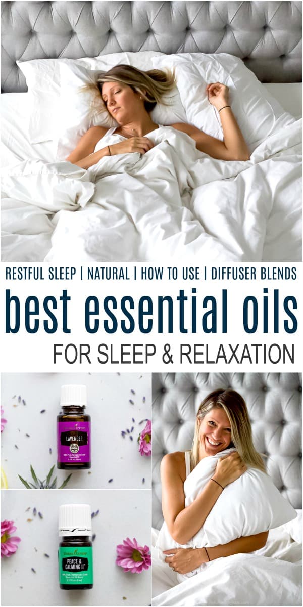 pinterest collage for best essential oils for sleep