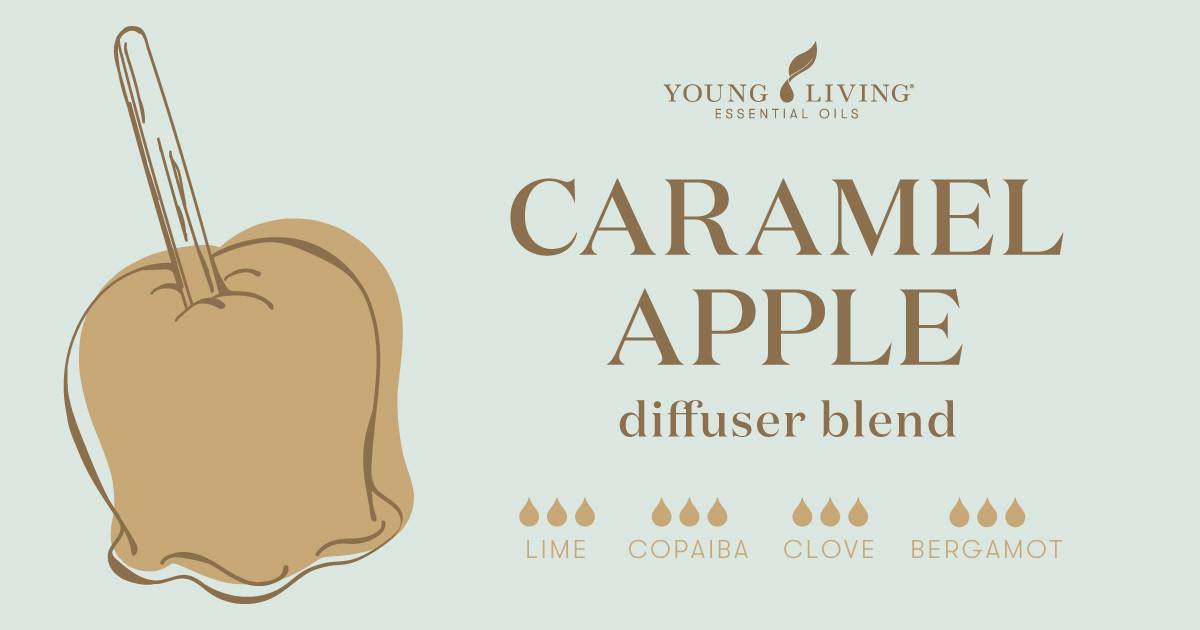 Caramel Apple essential oil diffuser blend recipe