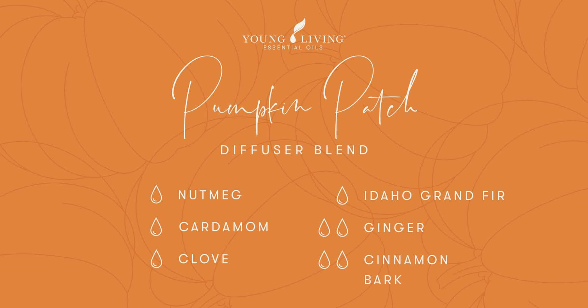 Pumpkin Patch essential oil diffuser blend recipe