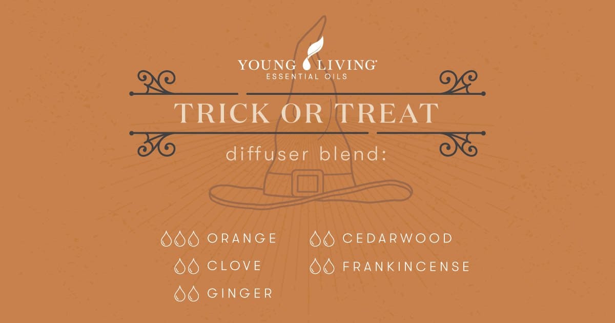 Trick or Treat essential oil diffuser blend recipe