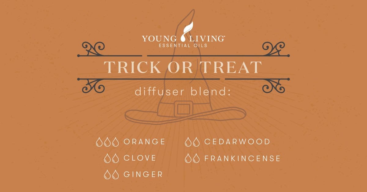 Trick or Treat essential oil diffuser blend recipe