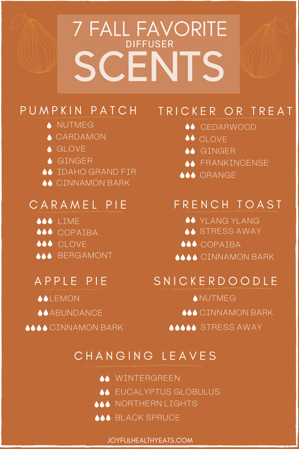pinterest recipes for 7 of the best fall diffuser blends