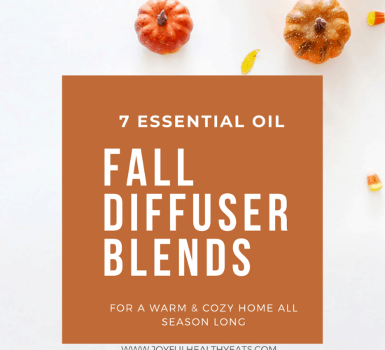 7 Essential Oil fall diffuser blends graphic