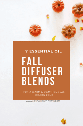 7 Essential Oil fall diffuser blends graphic