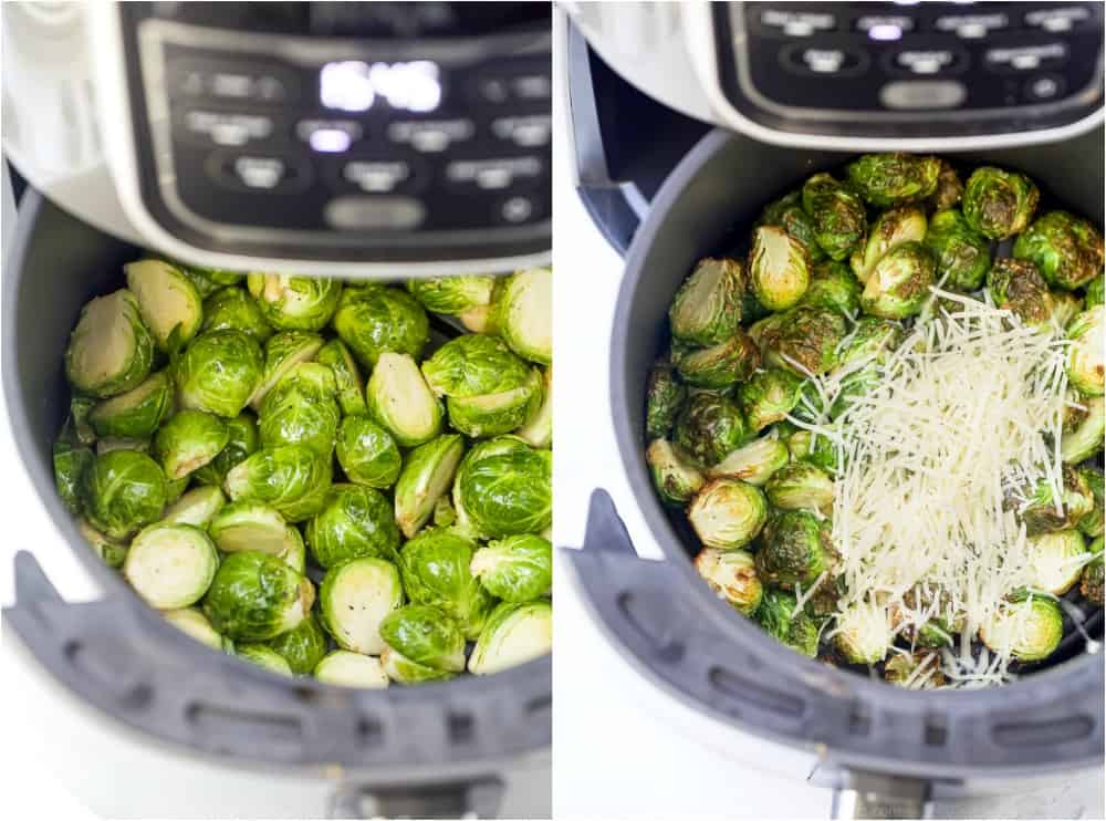 brussel sprouts in an air fryer