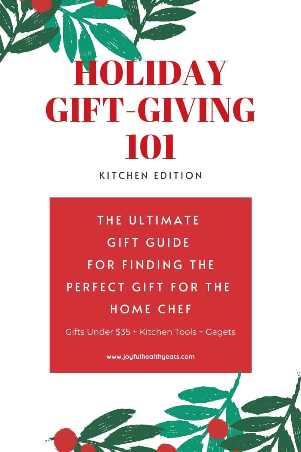 Gift Guide - Kitchen Must Haves for The Home Chef or Cook