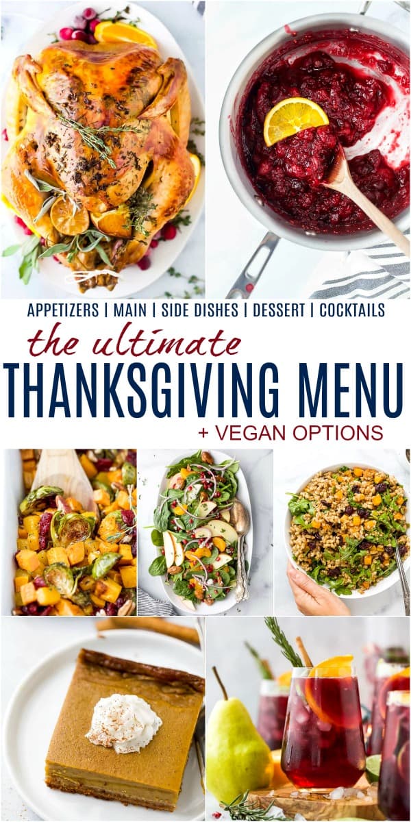 CLASSIC THANKSGIVING DINNER & DESSERT RECIPES~ THE COMPLETE MEAL