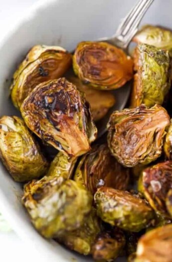 crispy balsamic brussel sprouts