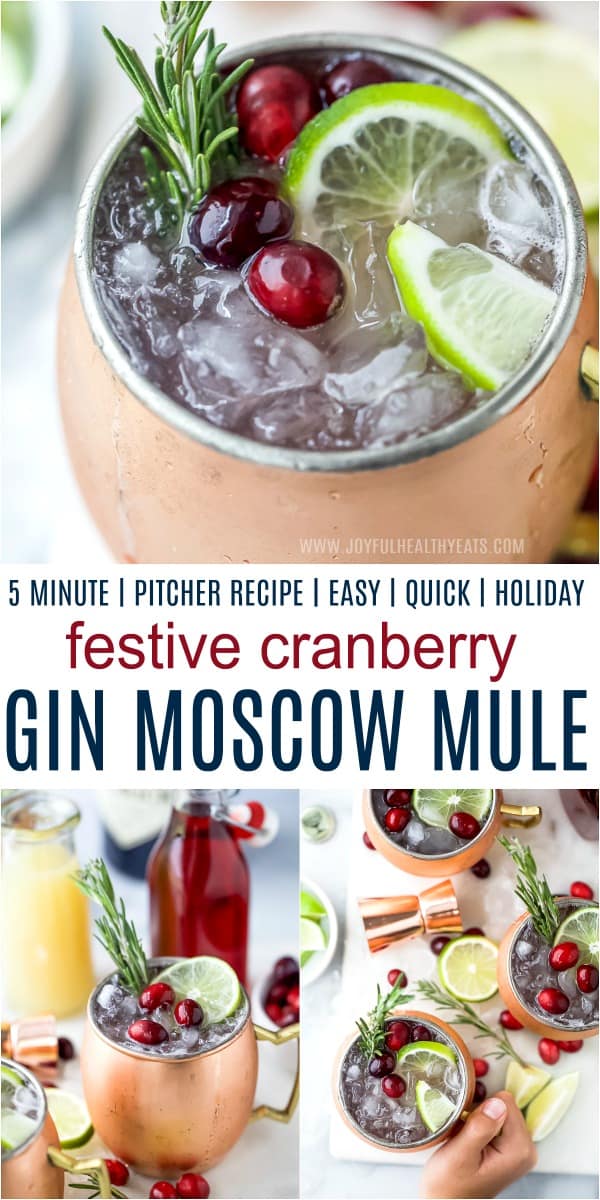 pinterest image for cranberry gin moscow mule