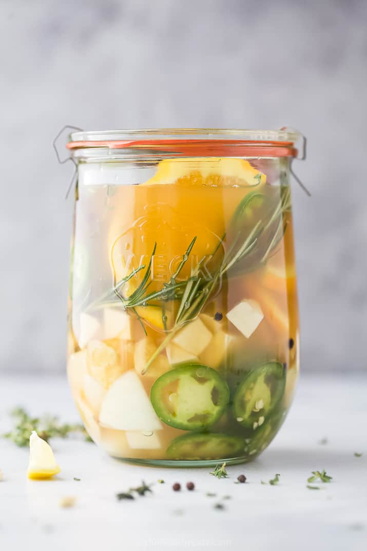 fire cider in a mason jar