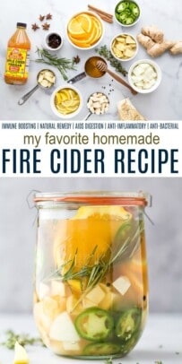 pinterest image for fire cider recipe