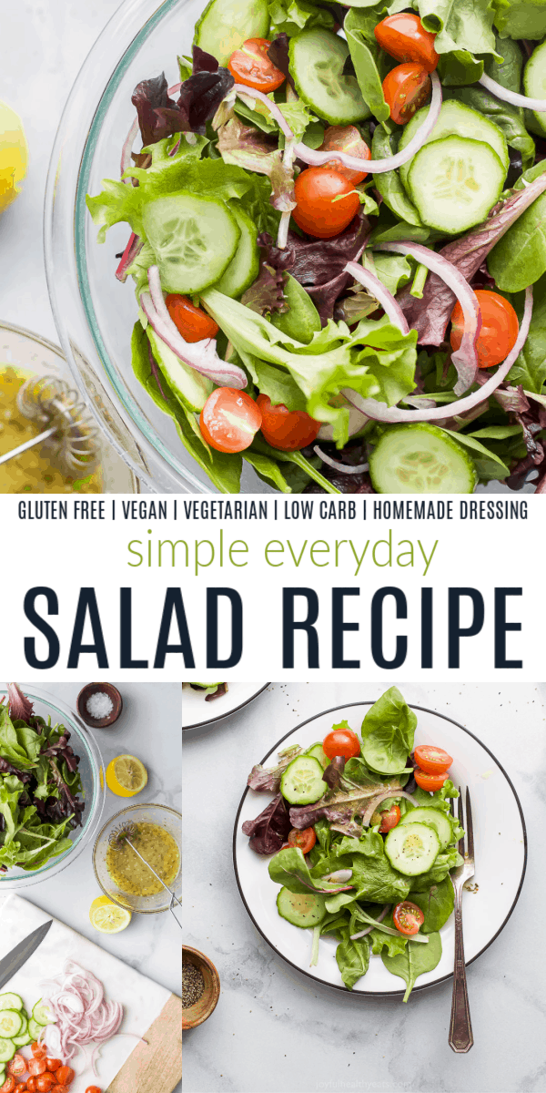 pinterest image for everyday salad recipe