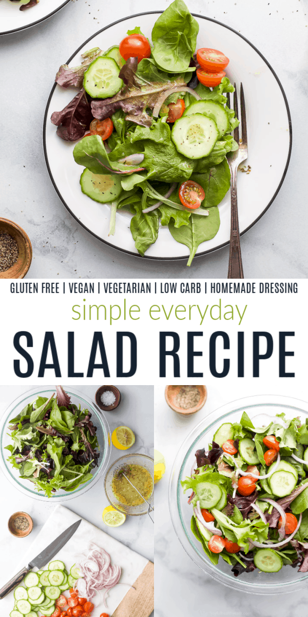 pinterest image for everyday salad recipe