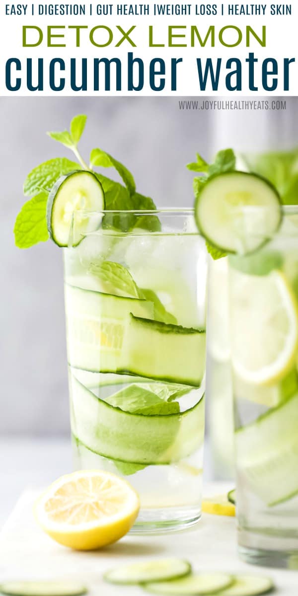 pinterst image for detox lemon cucumber water