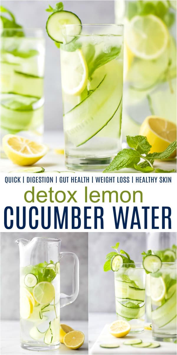 Lemon Herb Cucumber Water Recipe – A Couple Cooks