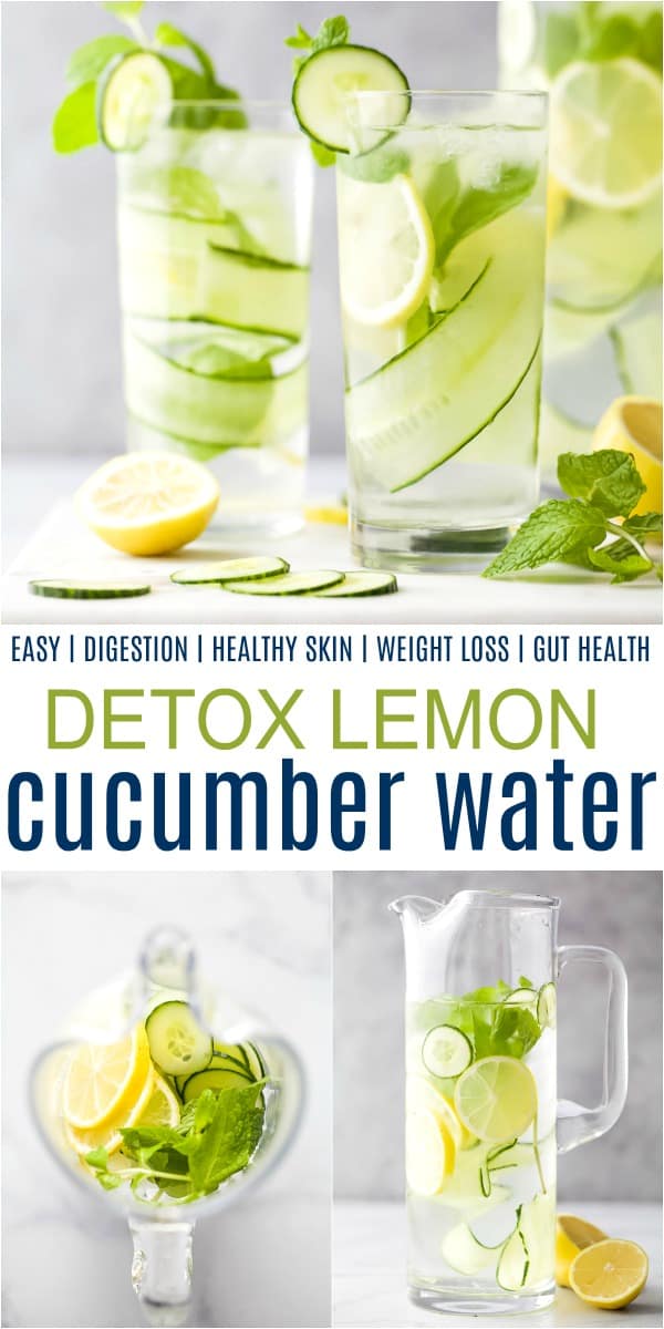 pinterst image for detox lemon cucumber water