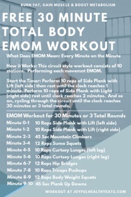 30 Minute Total Body Emom Workout | Emom Workout