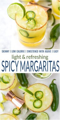 pinterest image for spicy maragaritas