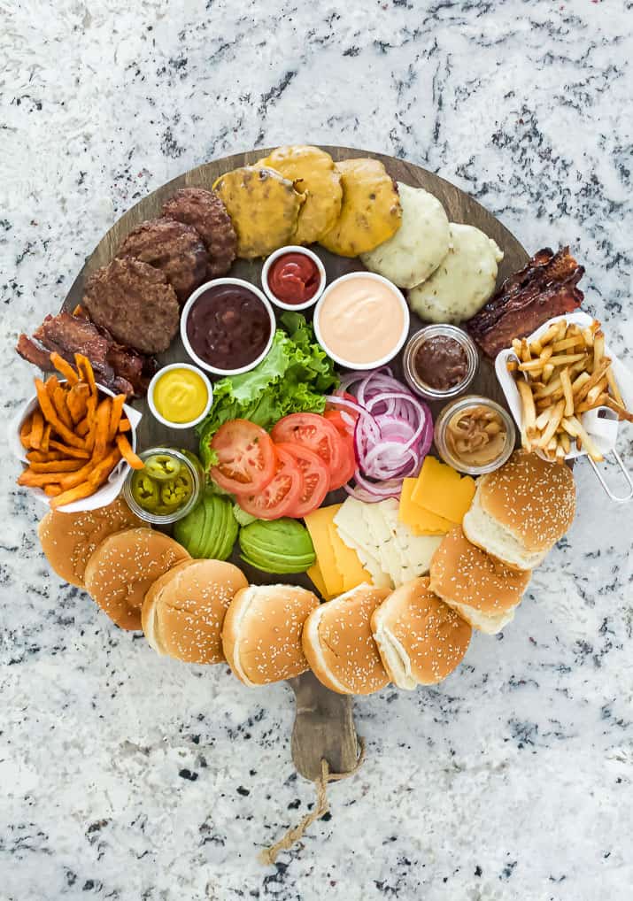 Best Burger Charcuterie Board