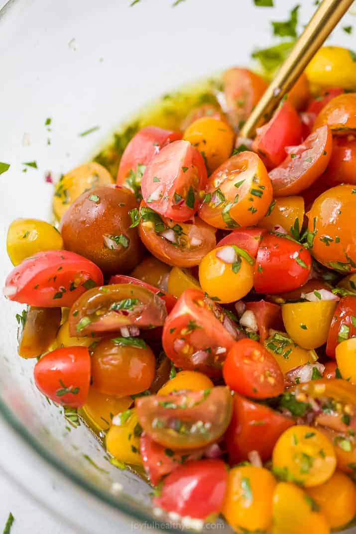 Food Blog: The Best Marinated Tomato Salad Recipe