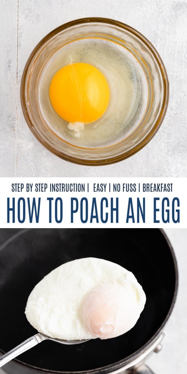 pinterest image for how to poach an egg