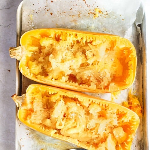 How to Make Spaghetti Squash Pasta in the Oven | Joyful Healthy Eats