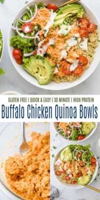 Pressure Cooker Buffalo Chicken Quinoa