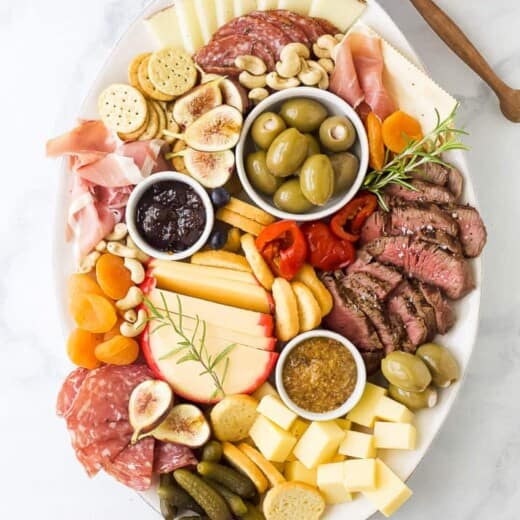 charcuterie board for two