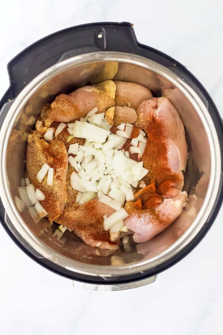 ingredients for bbq chicken in instant pot