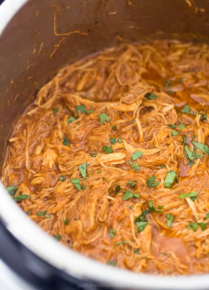 shredded bbq chicken in the instant pot