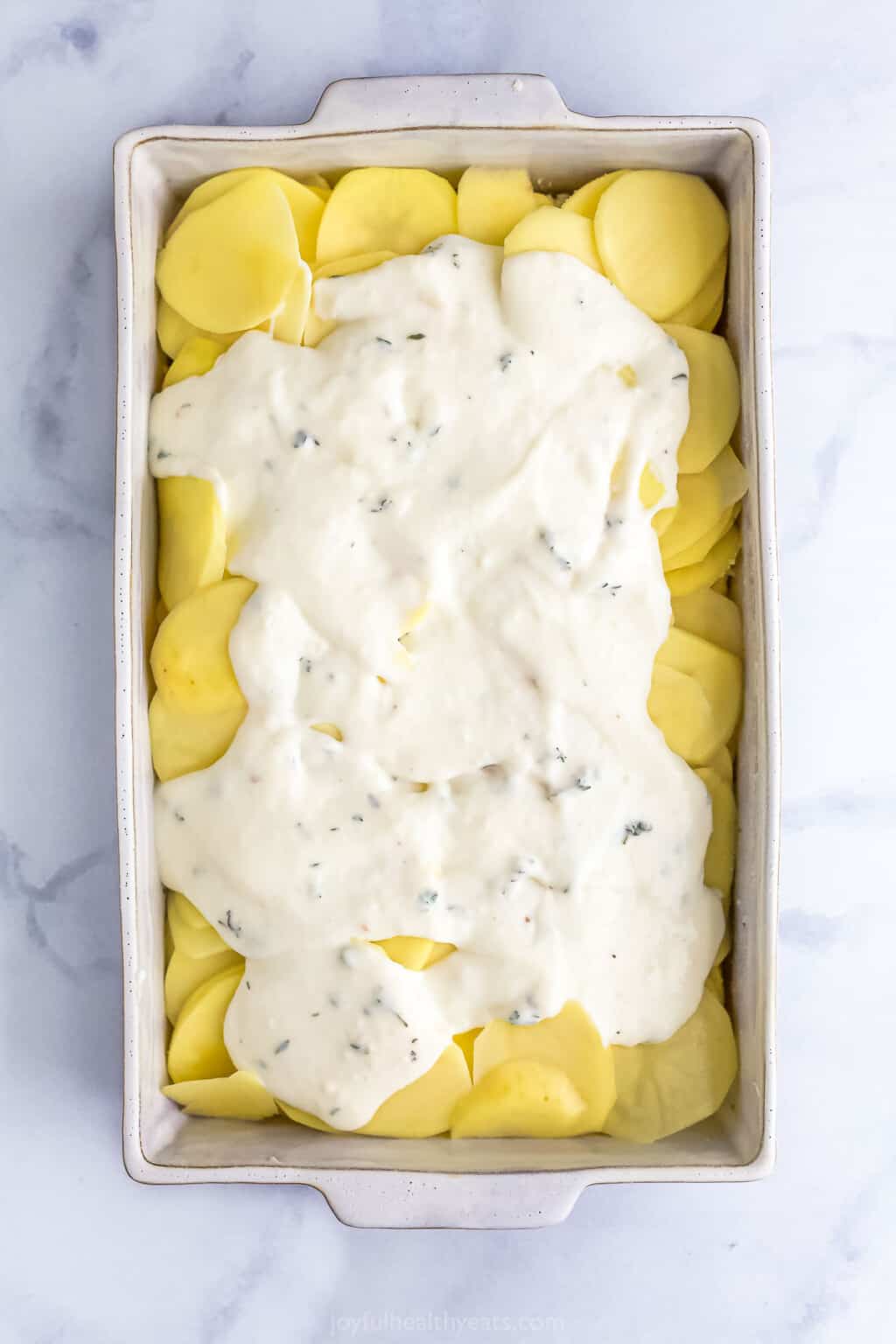 Cheesy Scalloped Potatoes Recipe | Joyful Healthy Eats