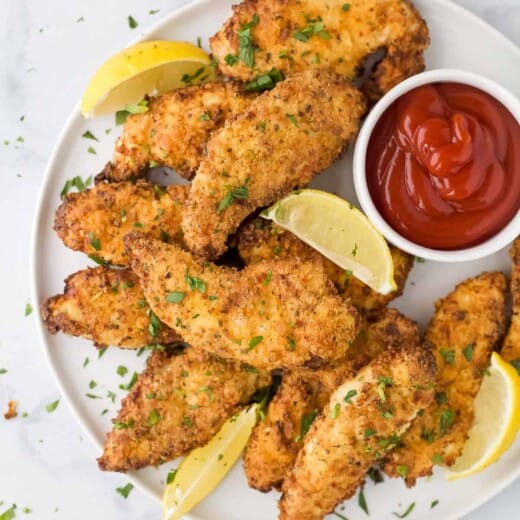 20-Minute Garlic Parmesan Air Fryer Chicken Tenders