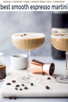 pinterest image for espresso martini