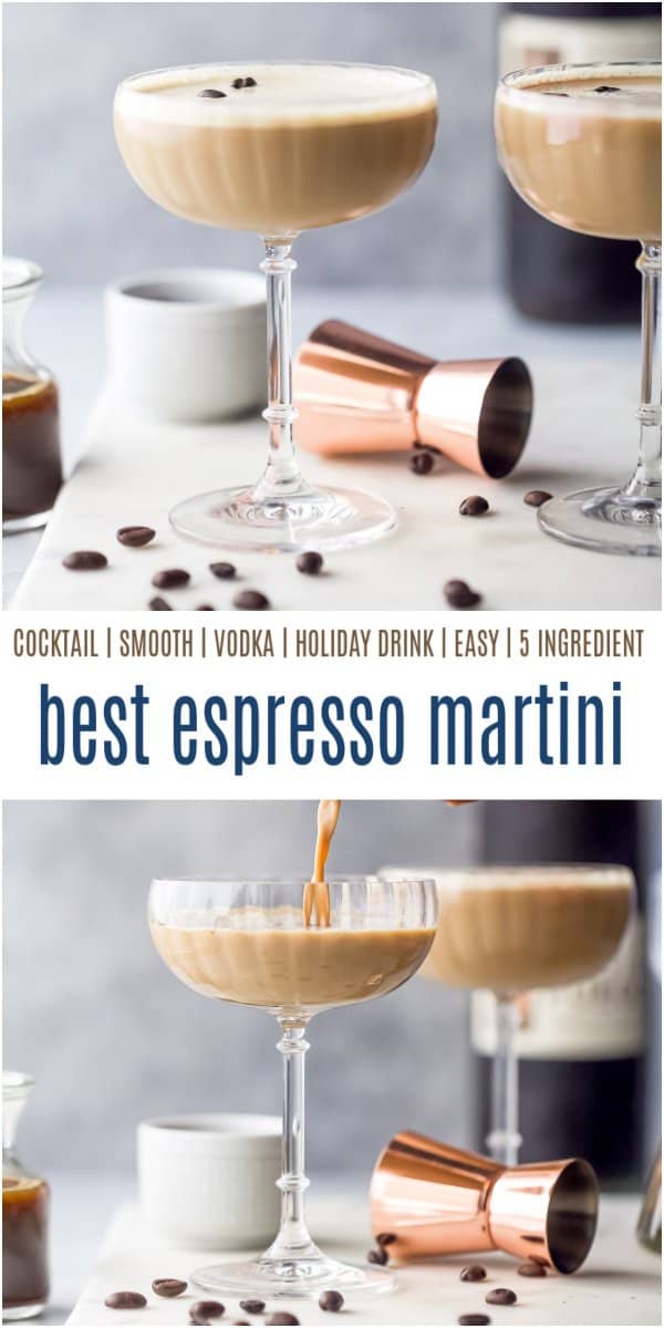 pinterest image for espresso martini