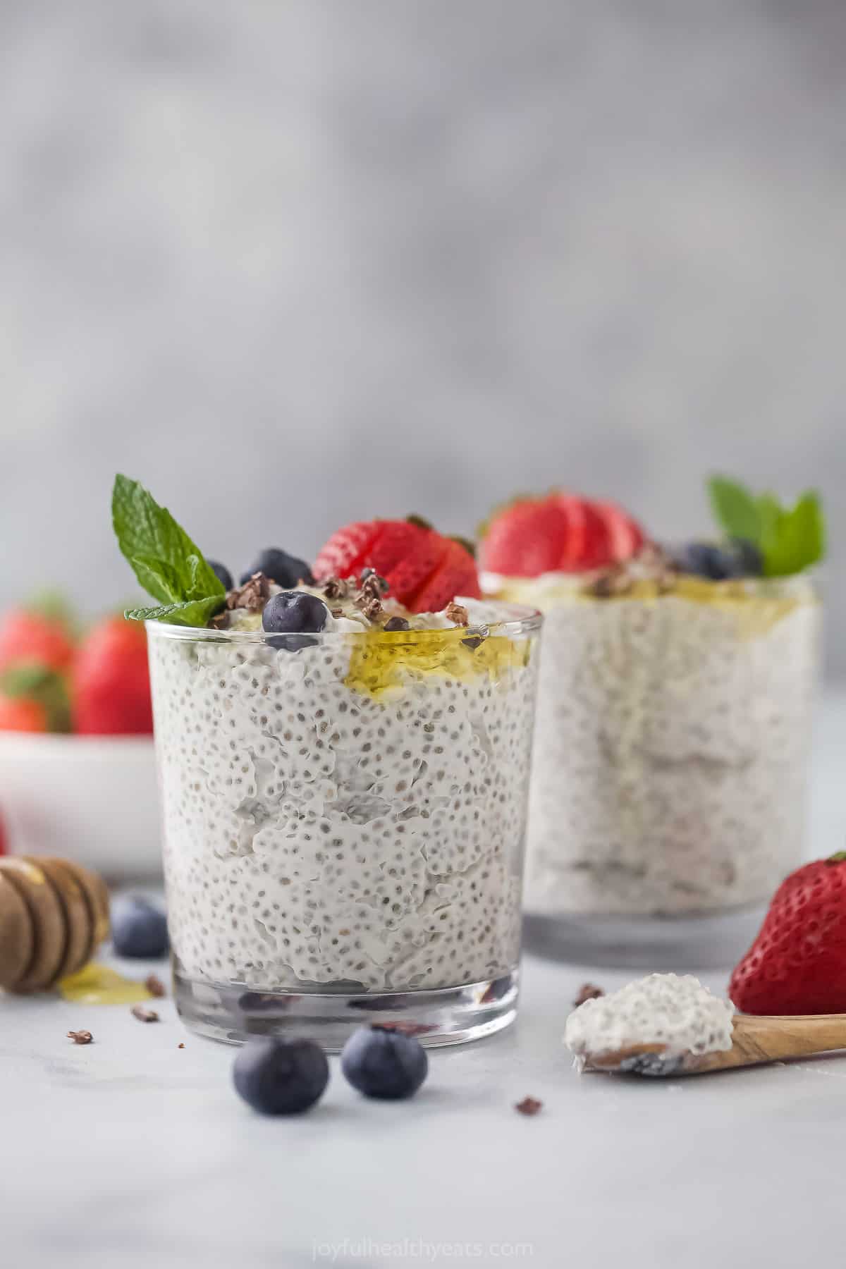 Healthy Vanilla Pudding with Chia Seeds | Joyful Healthy Eats