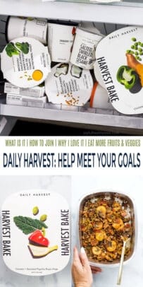 pinterest image for How Daily Harvest Can Help you Meet your Goals