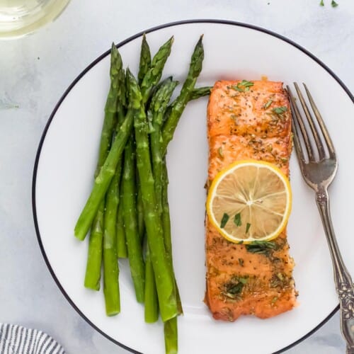 Honey Garlic Air Fryer Salmon Joyful Healthy Eats