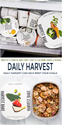 pinterest image for How Daily Harvest Can Help you Meet your Goals