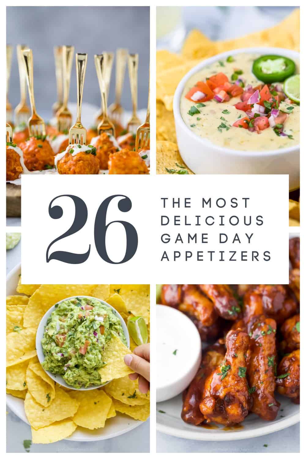 pinterest image for 26 of the Best Most Delicious Game Day Food Ideas