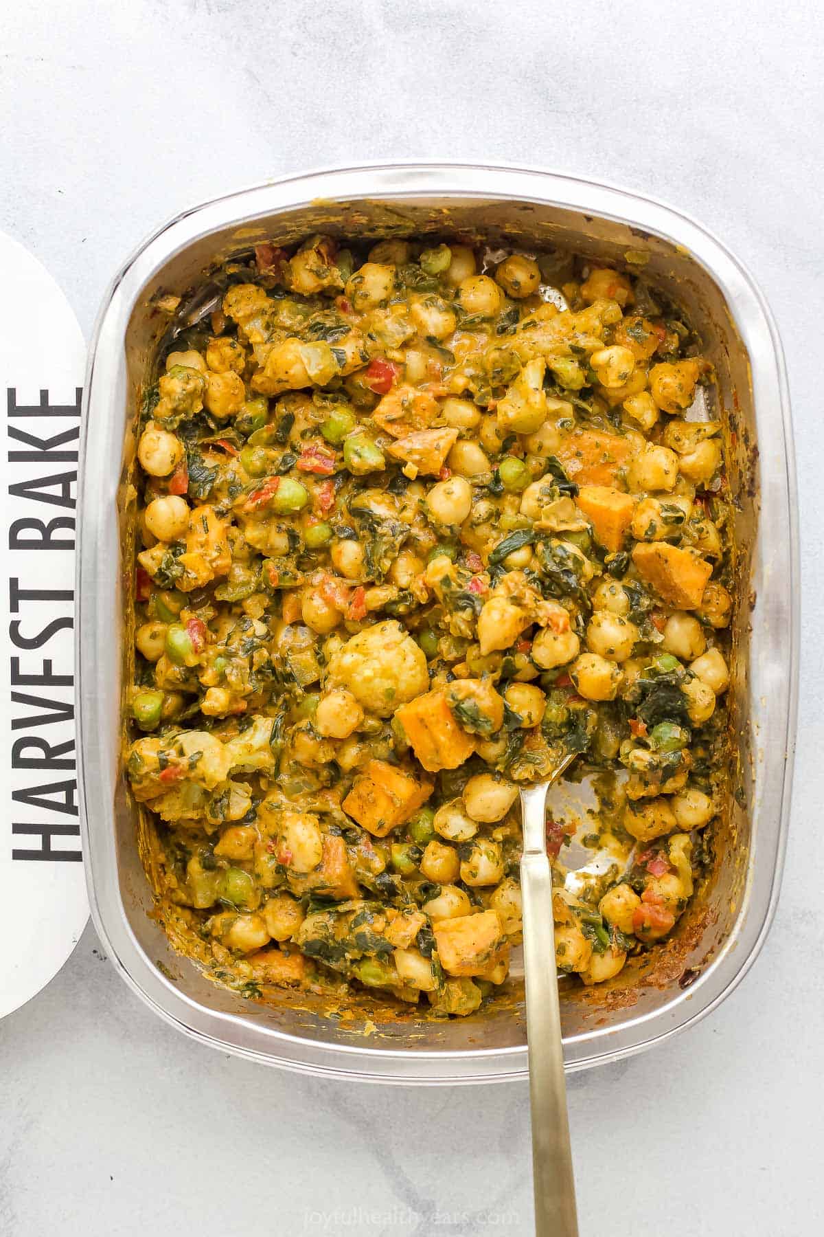 finished daily harvest chickpea + curry harvest bake