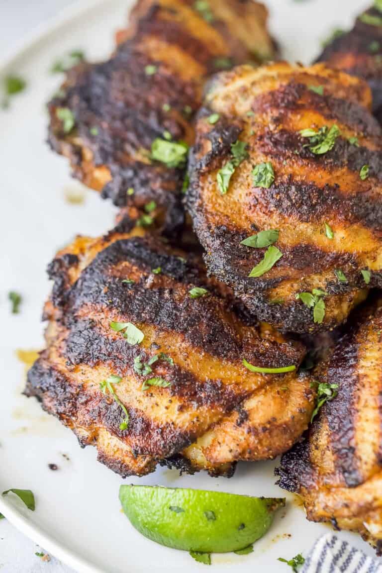 How to Perfectly Grill Chicken Thighs Joyful Healthy Eats